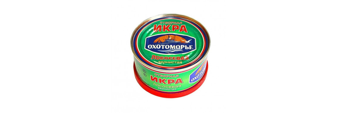 Икра Охотоморье горбуша 130гр